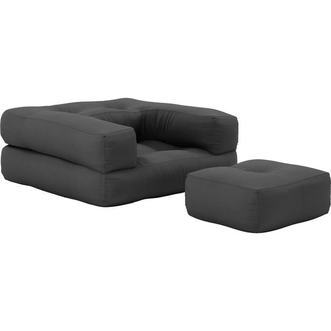 Karup Mini Cube stoel - 734 Dark Grey