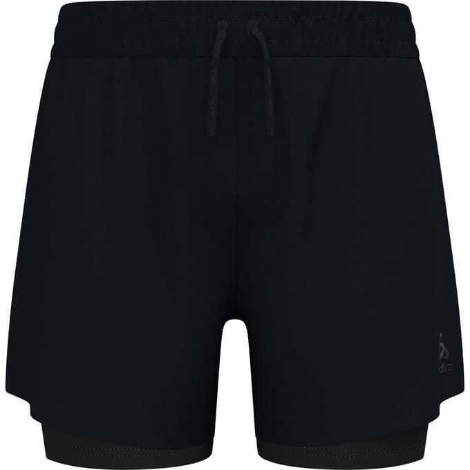 Odlo Zeroweight 5in 2in1 Hardloopshorts Heren-zwart
