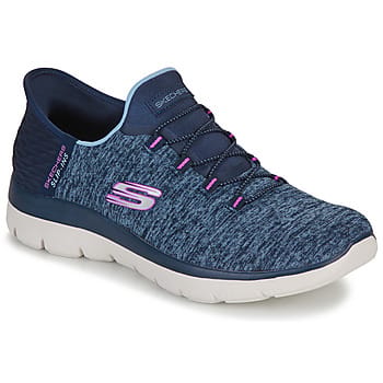 Skechers Slip-Ins Summits Dazzle Navy sneakers - Blauw - Extra comfort - Memory Foam