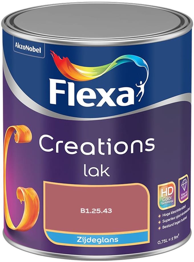 Flexa - Creations Lak Zijdeglans - B1.25.43 - Mengverf - 750 Ml