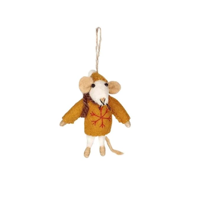 Hanger Muis Geel - Hanger