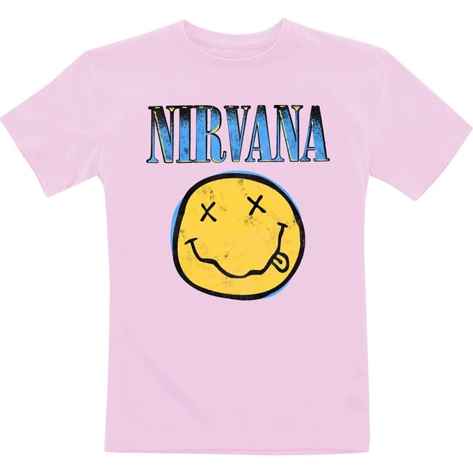 Nirvana T-shirt voor kinderen - Kids - Gradient - voor Kinderen - lichtroze