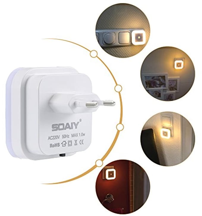 LED Nachtlampje met Bewegingsmelder en PIR Sensor - Set van 2