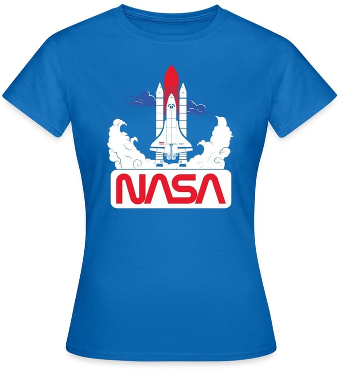 NASA Space Shuttle 3 T-Shirt Dames