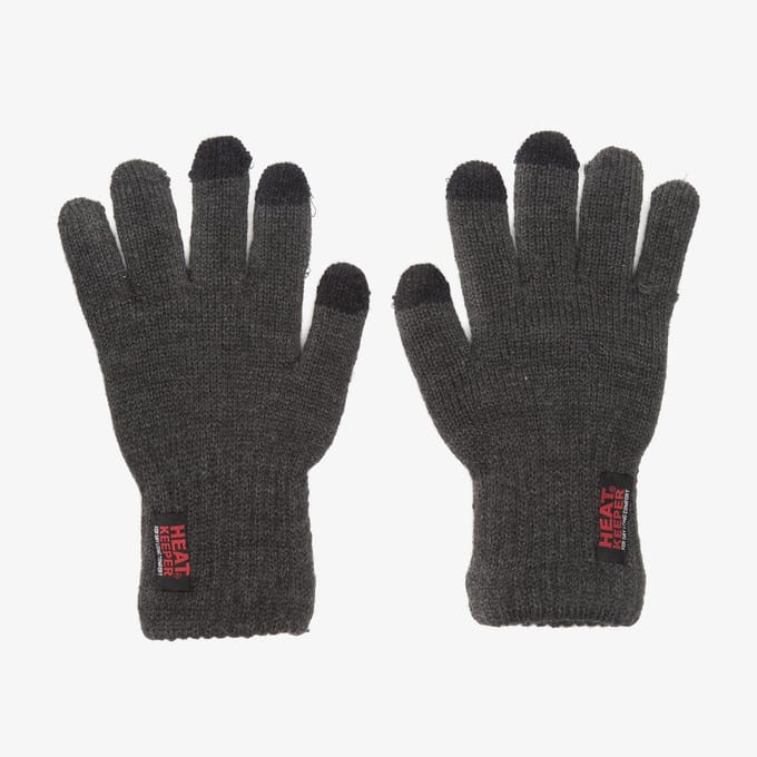 Thinsulate handschoenen met touchscreen tip - Grijs - Maat M