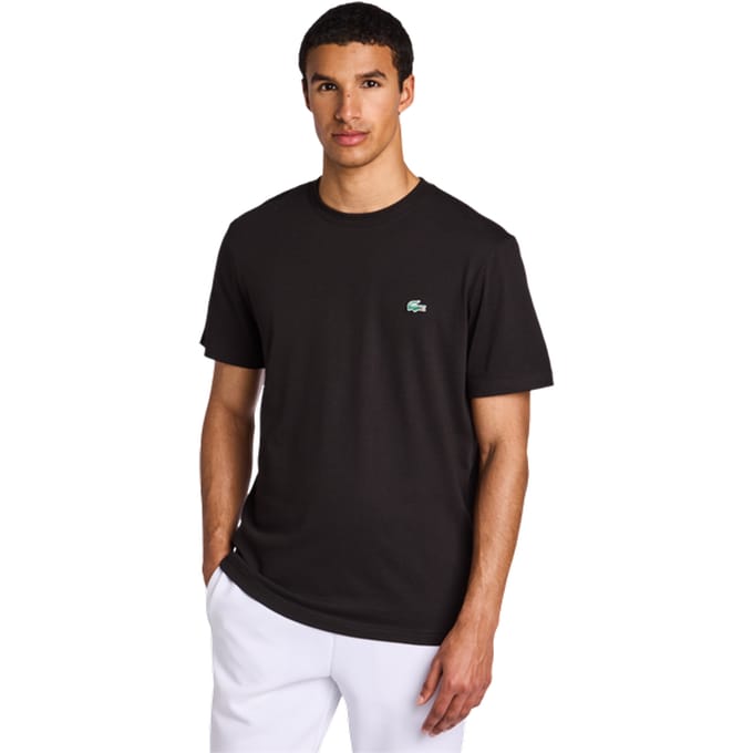 Lacoste Small Croc T-shirts Heren - Zwart - Maat S