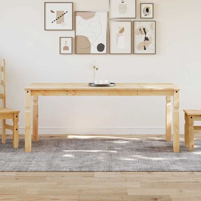 vidaXL - Eettafel - Corona - 180x90x75 - cm - massief - grenenhout
