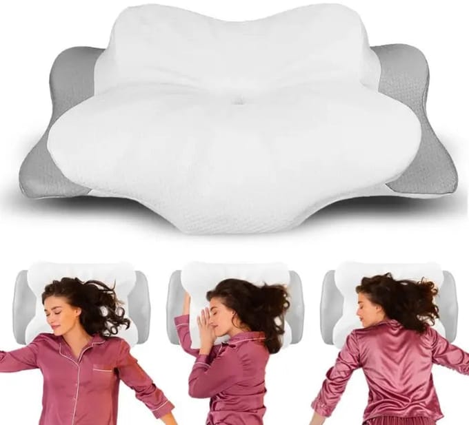 Vlinderkussen Ergonomisch - Hoofdkussen - Nekondersteuning - 100% Gel-Traagschuim - Ademend en Temperatuurregulerend