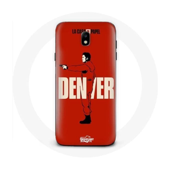 Samsung Galaxy J3 2017 hoesje La Casa De Papel Denver tekening