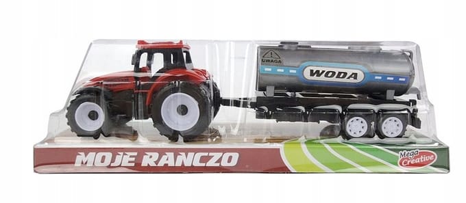 Mega Creative Boerderij Tractor met Aanhanger - Speelgoed voor Kinderen