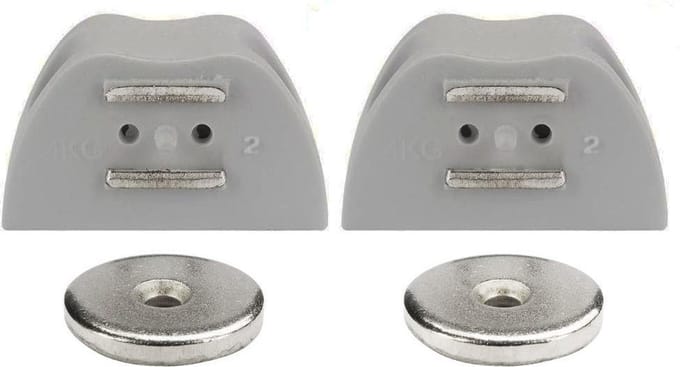 I-FIX magneetsnapper met hoek van 90° tot 4 kg, 2 stuks