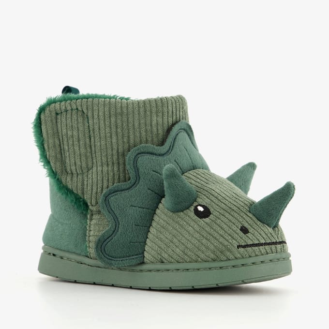 Thu!s kinder pantoffels draak - Groen - Sloffen - Maat 24/25