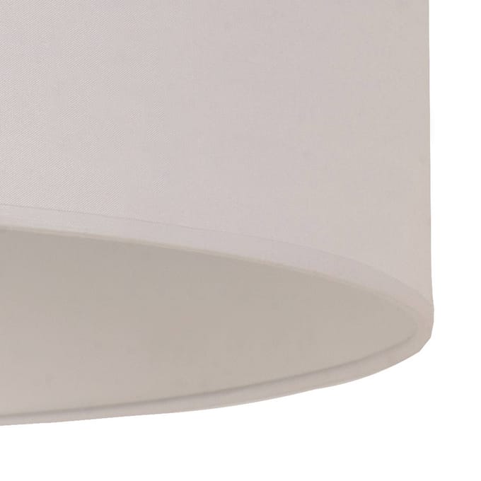 Duolla Kap Ivory, crème, Ø 60 cm, hoogte 35 cm, textiel