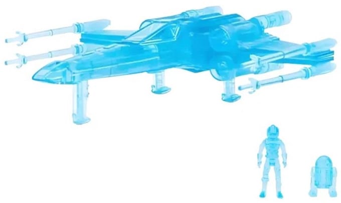 Star Wars Micro Galaxy Squadron Luke Skywalker's X-Wing Hologram Zeldzame Chase Variant(1 van 5000 Stuks)