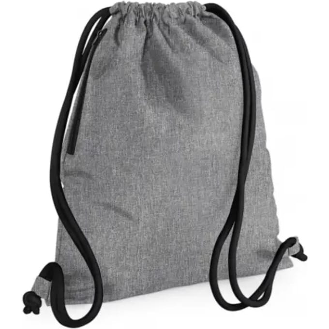 Icon Gymsac Sporttas BagBase - 11 Liter Grey Marl