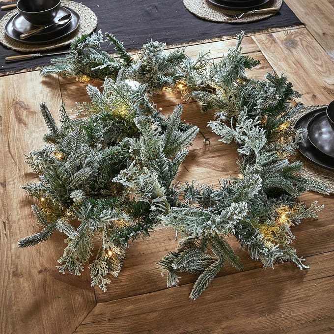 LOBERON Ledguirlande Cadelise groen/wit