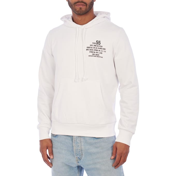 A06500-00HAYT Heren Sweatshirt met capuchon en opdruk