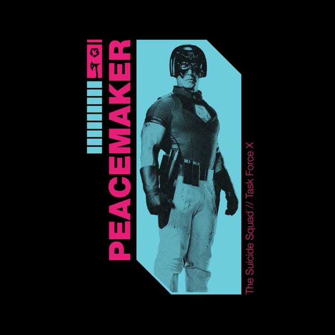 Suicide Squad Peacemaker Unisex T-Shirt - Black - L