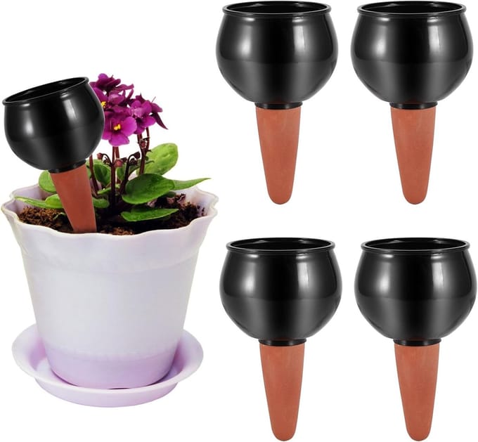 Automatische Irrigator voor Planten - 80 ml - Set van 4 - Efficiënte Watergift en Besproeiing