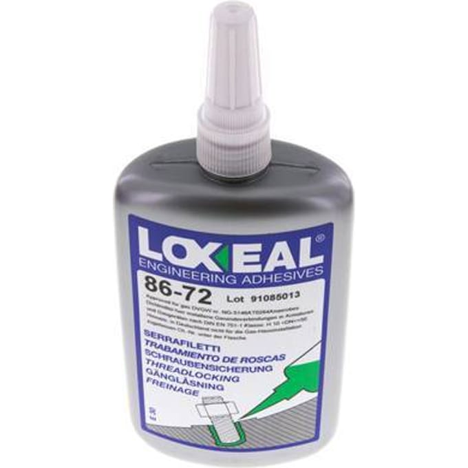 Loxeal 86-72 Rood 250 ml Schroefdraad Afdichting