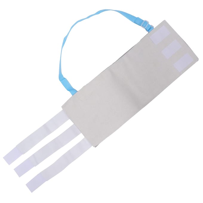 Gebroken Ribbrace Borstbeen Ribfractuur Fixatie Riem Wrap Postoperatieve Revalidatie white