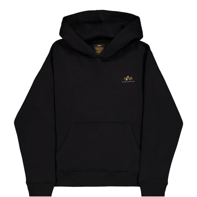 Hoodie met klein logo Alpha Industries Basic TPU
