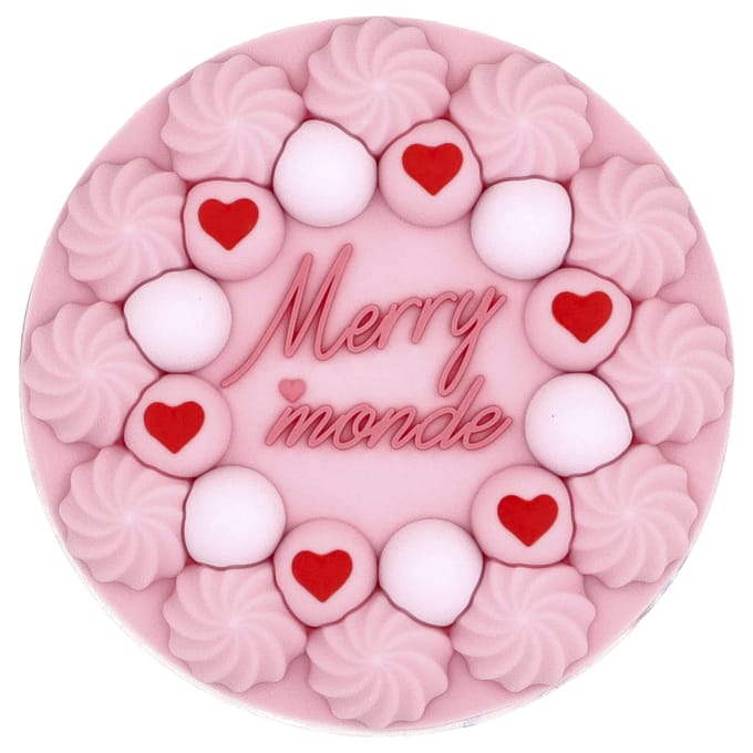 Merrymonde Cake Cushion, SPF 40, PA++, 01 Ivory, 2 stuks, elk 11g pink