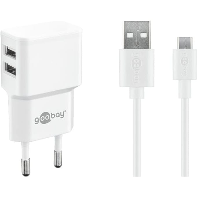 Goobay Dual Micro USB Charger Set (18 W)
