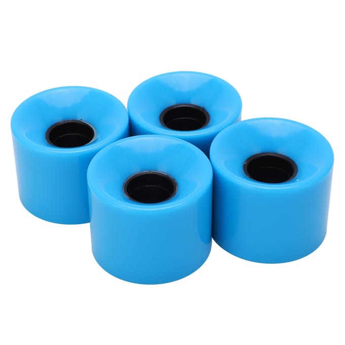 PUENTE 4 pièces 60x45mm Roues de Skateboard 78A Roues de Longboard Cruiser Pièces de RechangeBleu bleu