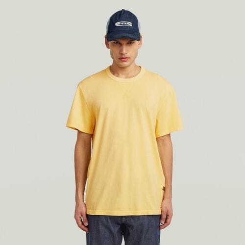 T-shirt G-Star Raw D24449 2653 NIFOUS-H187 LT BUFF YELLOW