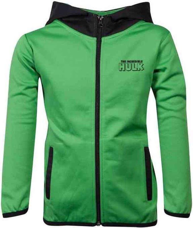 Marvel The Hulk - Kids Teq Vest Met Capuchon Kinderen - Kids 110 - Groen
