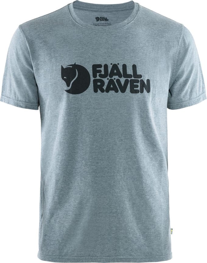 Fjallraven Logo Outdoorshirt Heren - Uncle Blue-Melange - Maat M