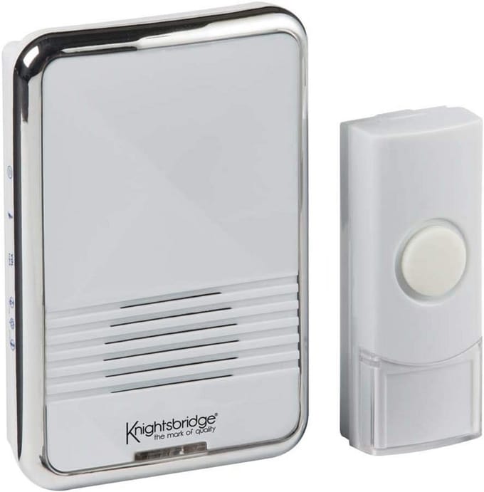 Draadloze Deurbel - Plug-in Gong - Melding Ontvangen - Automatisch Leren Codes - 80m Bereik - Wit