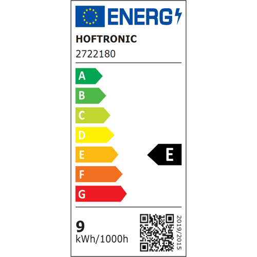 HOFTRONIC LED Filament lamp E27 - 9 Watt 1055 Lumen - G125 - 2700K Warmwit licht - Dimbaar - Helder glas