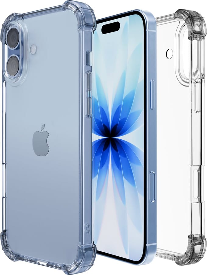 Hoesje - geschikt voor Apple iPhone 17 - Transparant - siliconen - backcover - Shock Proof