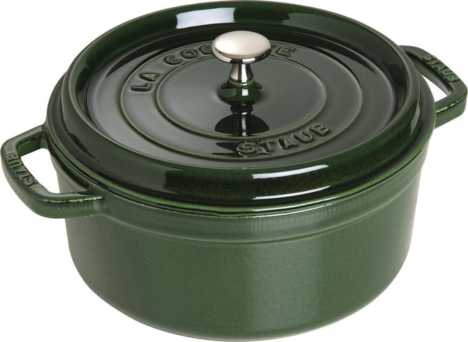 Staub Braadpan - Rond - 24 cm - Basilicum