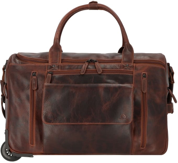 Greenburry Rugged 2 wielen Reistas Leder 53 cm - brown