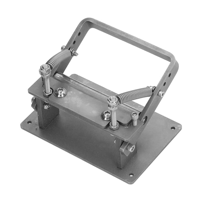 Machine à peler le cuir manuelle DIY Poids léger Acier inoxydable Coupe précise Éplucheuse Refendeuse de cuir pour la maison gray