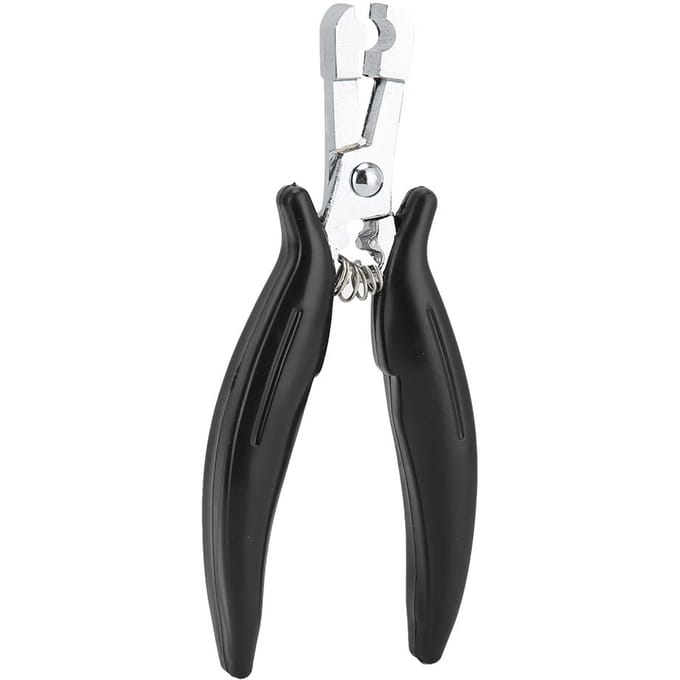 Hairextensie Tang Roestvrij Staal Antislip Handvat Hairextensie Pruik Gereedschap gray