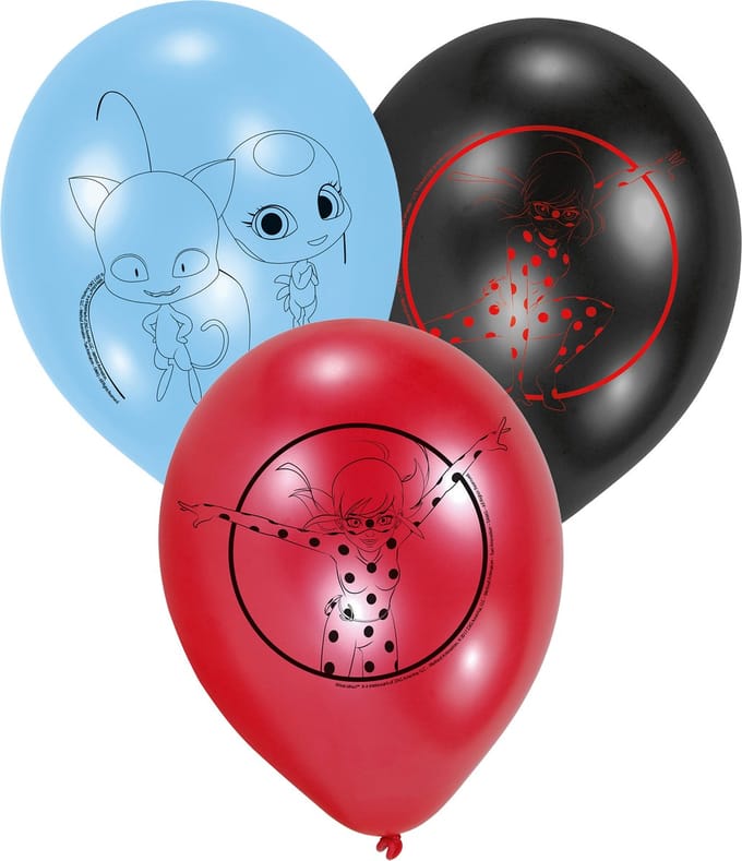 BIGIEMME SRL - 6 latex Ladybug ballonnen