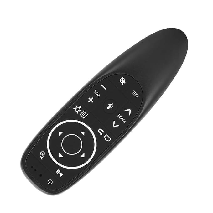 2.4G USB Draadloze Lucht Afstandsbediening Muis Spraak Infrarood Controller voor AndroidWindows black