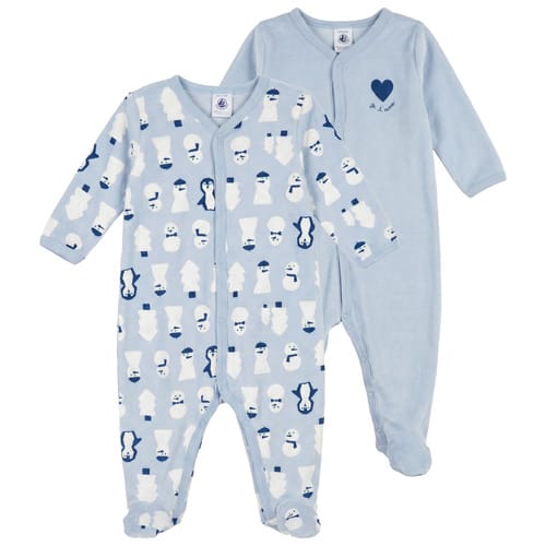 Petit Bateau  Pyjama's / nachthemden DORS BIEN X 2