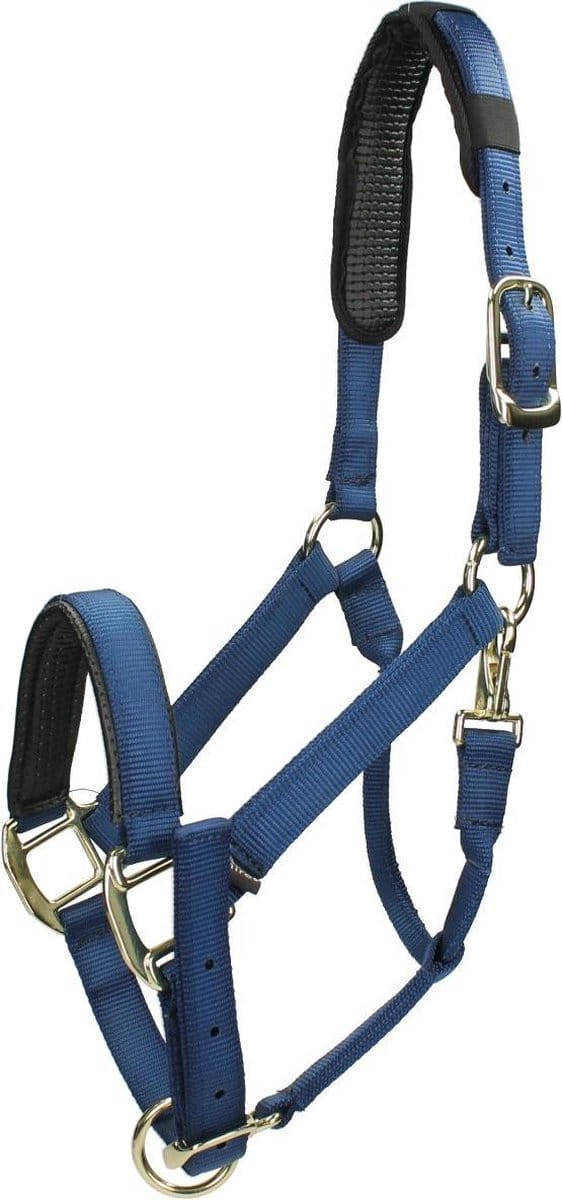 Shires Halster Shires Nylon Topaz Donkerblauw