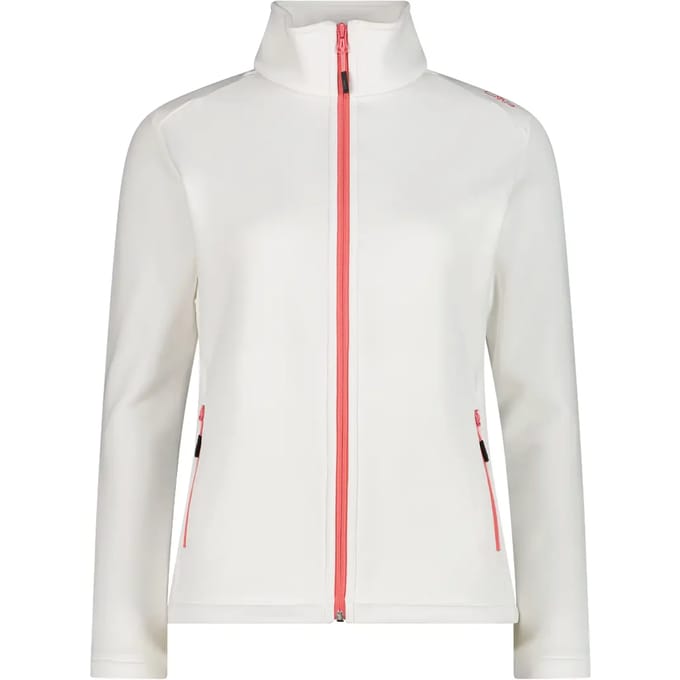 Dames verlengbare gebribbelde fleece met rits CMP