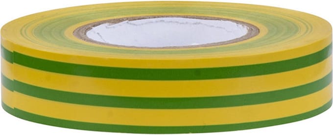 Isolatietape - Yurga - Groen/Geel - 20mmx18m