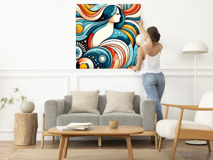 Kunstprint | Wanddecoratie | Dibond | 60 × 60 cm