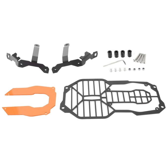 Protection Grille de Phare avec Patch de Lampe Acrylique Convient pour R1200GS R125Orange orange