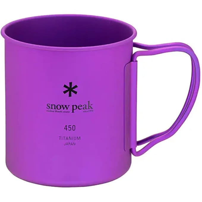 Mok in titanium enkele wand Snow Peak 450