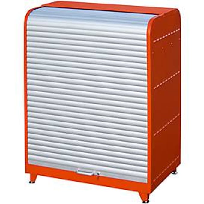 Rolkast voor gevaarlijke stoffen, Type RSG-1, rood RAL3000