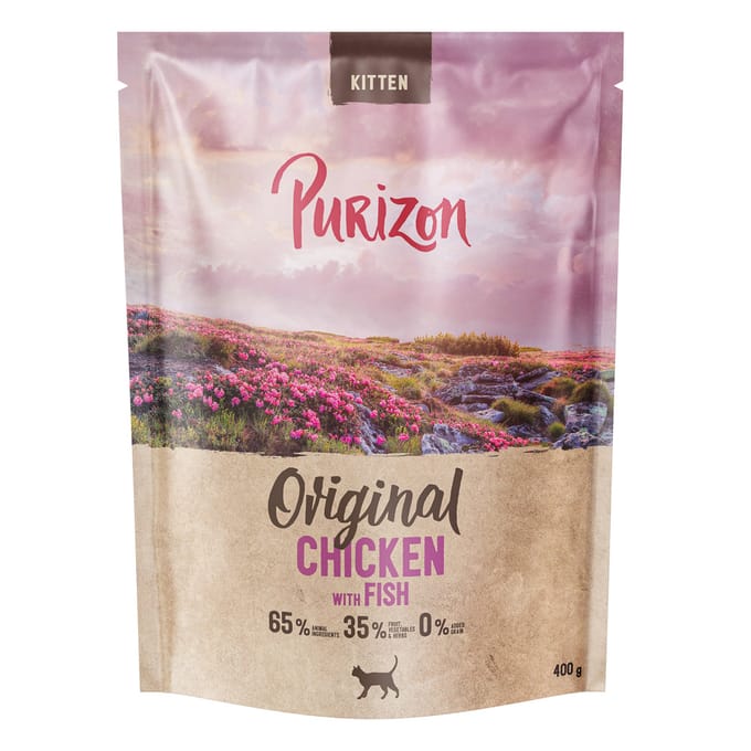 Purizon Kitten Kip & Vis - graanvrij -  Nieuw Receptuur: 400 g